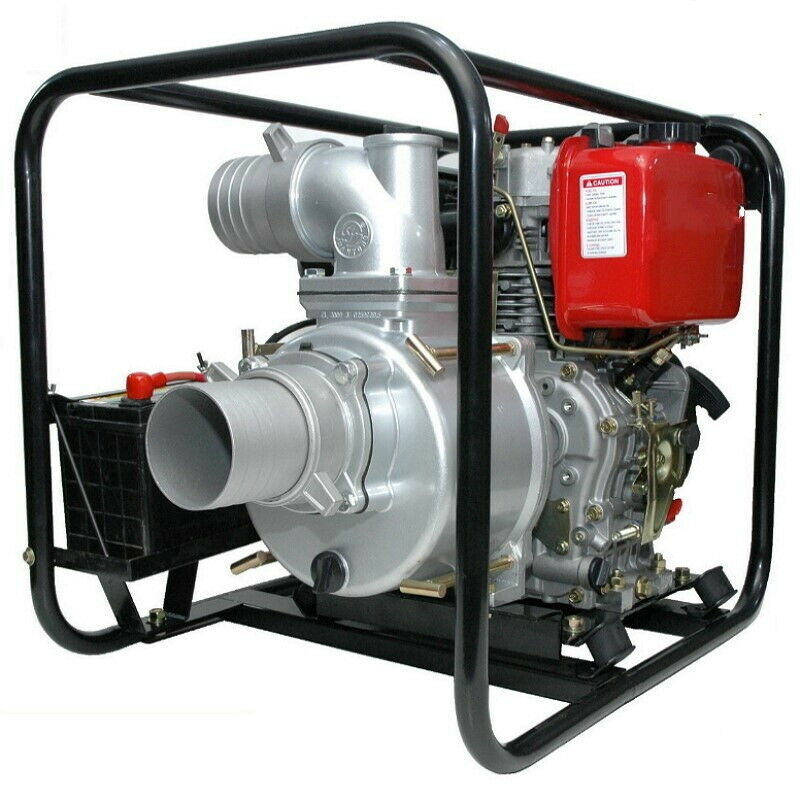 Water Transfer Pump Diesel 2 inch 4.5HP Electric Start High Flow 44