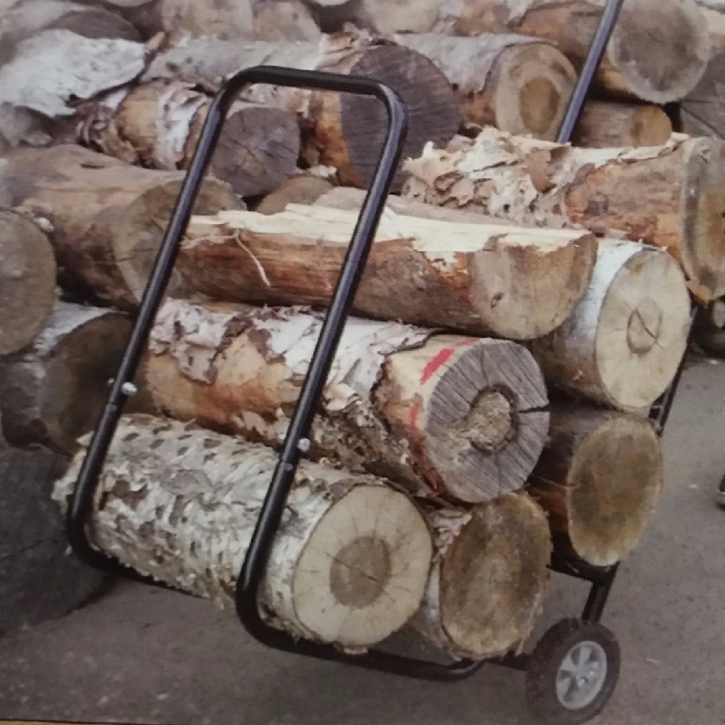 Firewood Cart Logs Cradle / Trolley Wood Holder with Cover for Log Splitter Buy Log Splitters