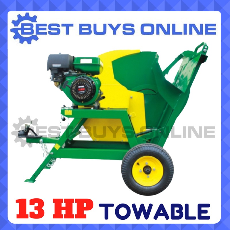 Wood Swing Saw Bench Towable Log Cutting 13HP Petrol Tungsten Tipped