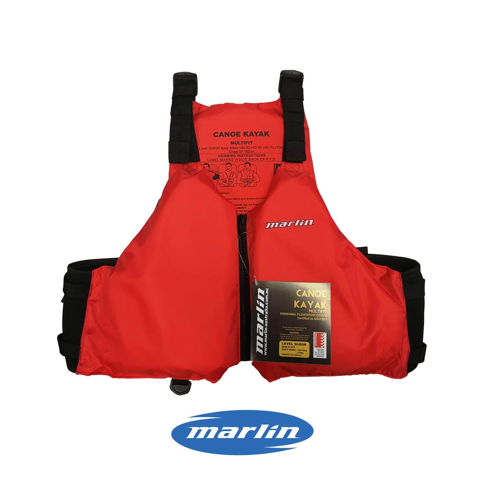 Marlin Kayak Canoe Multifit PFD Life Vest Buy Life Jackets