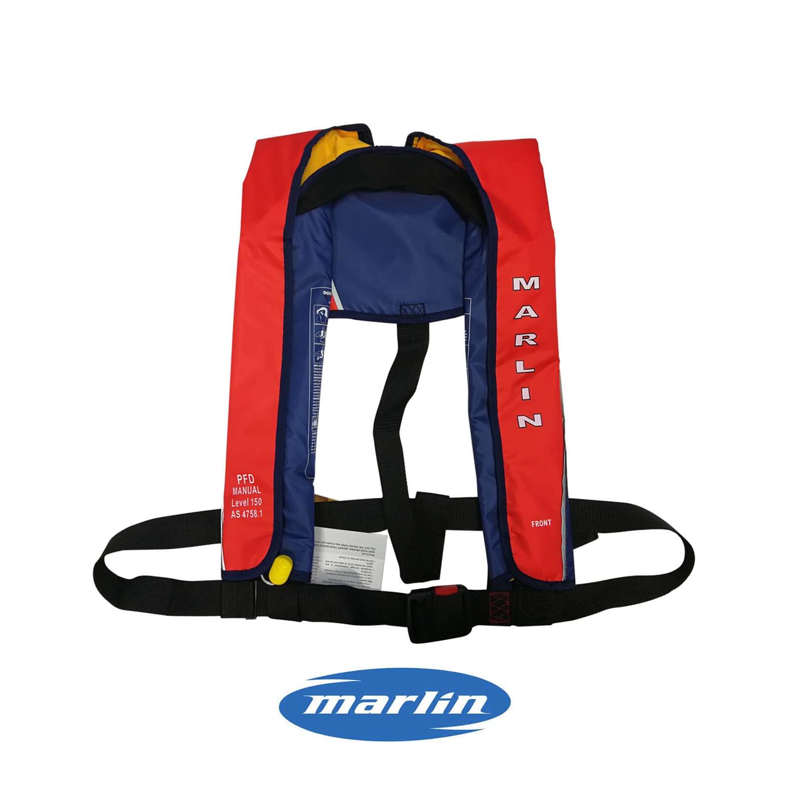 Marlin Manual Inflatable PFD Life Vest Buy Life Jackets 9331563010849