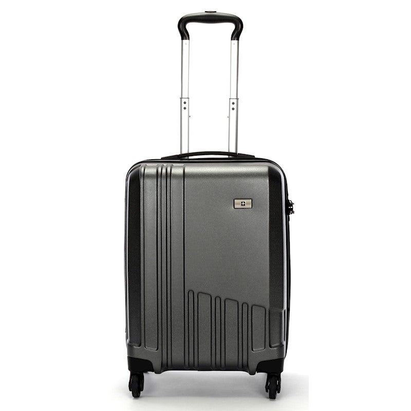 swiss black suitcase