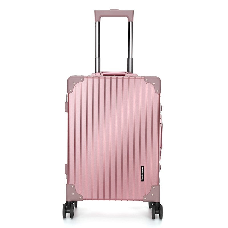 Swiss Aluminium Luggage Suitcase Lightweight with TSA locker 8 wheels ...