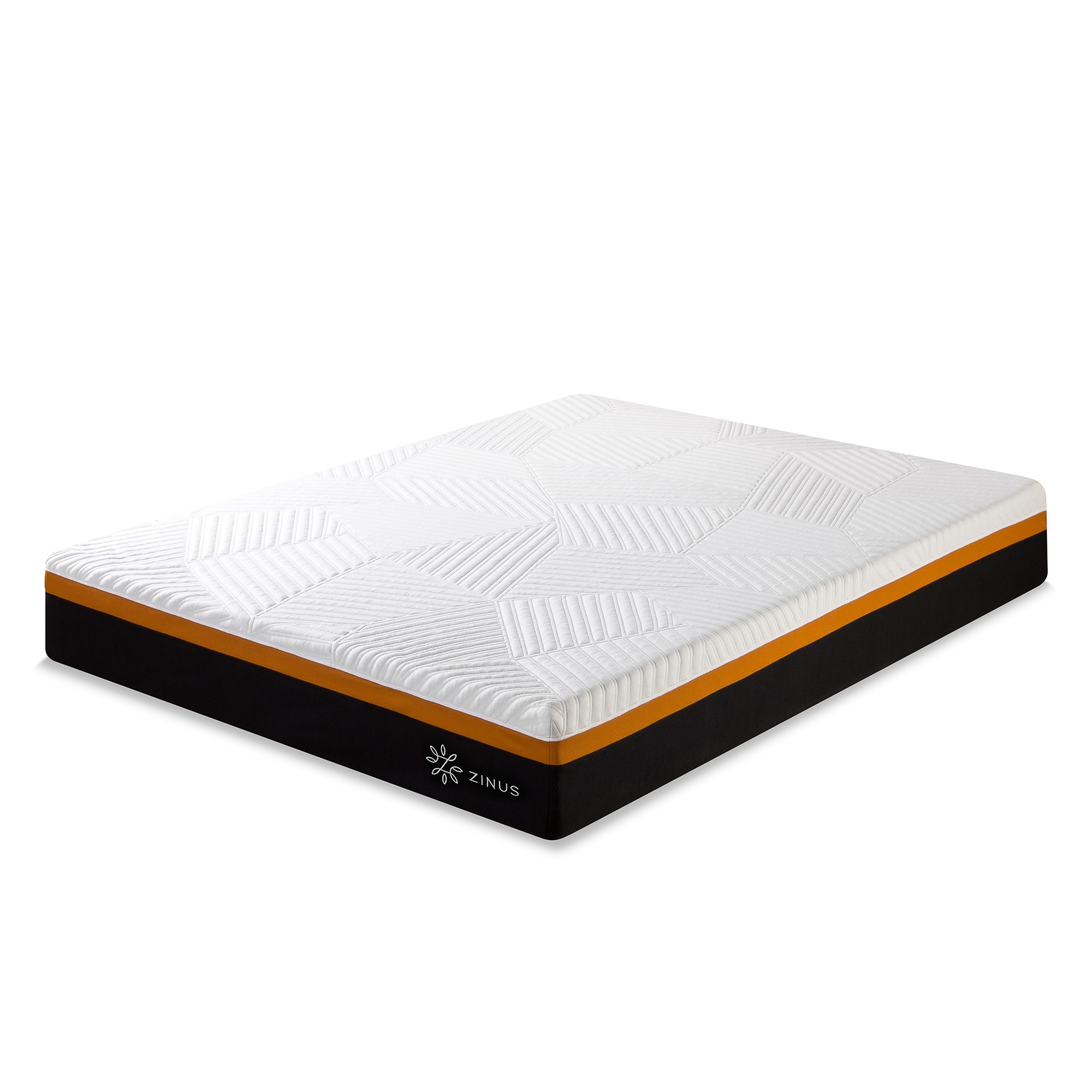 Zinus 3 Zone Hybrid Mattress 25cm Cool Adaptive Fabric, Graphite