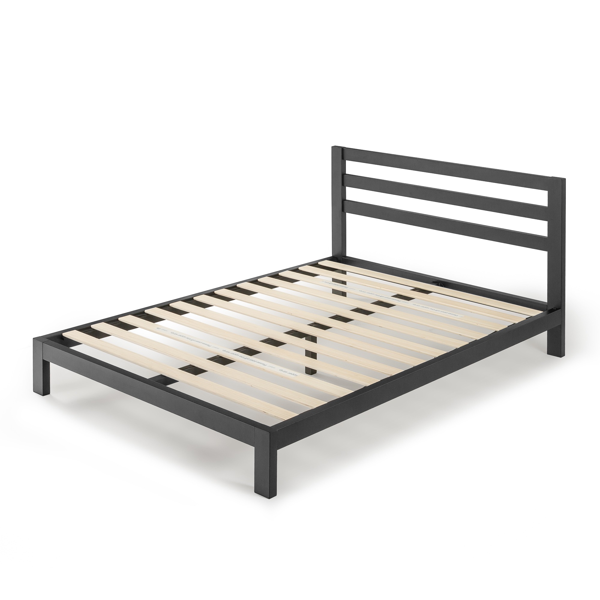 Zinus Arnav Modern Studio Black Metal Platform Bed Frame Base Mattress ...