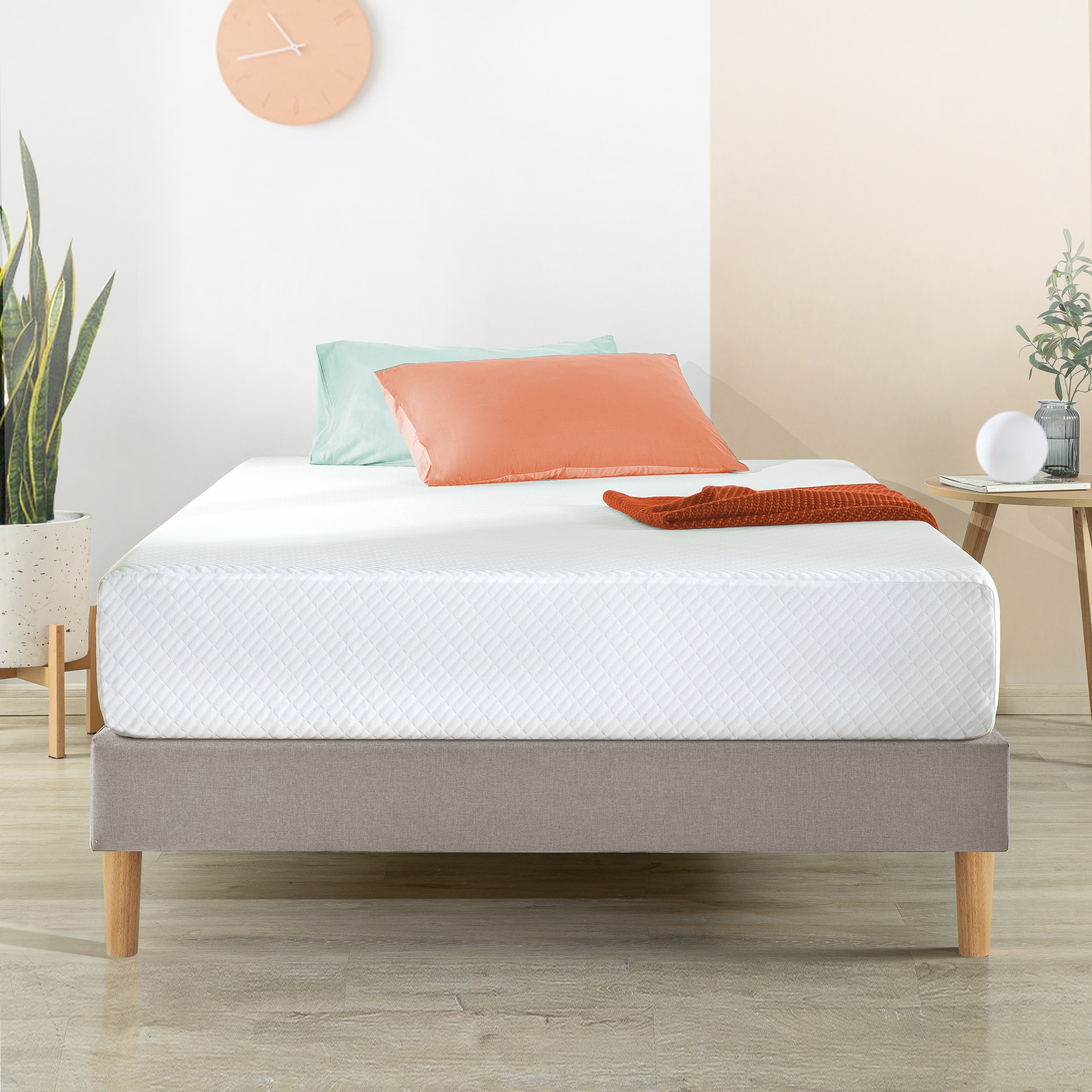 Zinus Green Tea Memory Foam Mattress in a Box Medium Firm 25cm | Buy ...