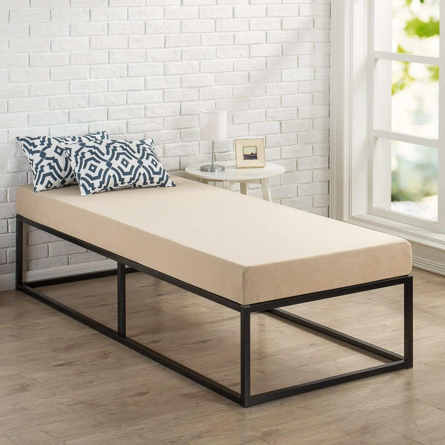 Zinus Joesph Modern Studio 45cm Industrial Platform Metal Steel High