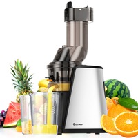 Cold Press Slow Juicer Whole Fruit Vegetable Stainless Steel Processor Mixer Extractor