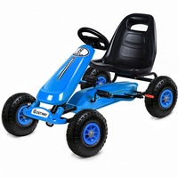 Pedal Powered Go Kart Kids Ride-on Car Toys Racing Bike Large with Shock Resistance Pneumatic Tire