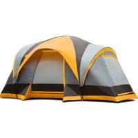 8 Person Family Camping Tent Waterproof Hiking Beach Tents Canvas Dome Swag