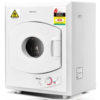 SALE Costway Air Dryer 1450W Vented Tumble Drying Machine Cloth Dryer Auto Sensor Front Load Wall Mount/Stand