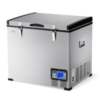 SALE 60L Portable Fridge Freezer Cooler Stainless Steel Sheel Camping Car Boat Caravan SUV