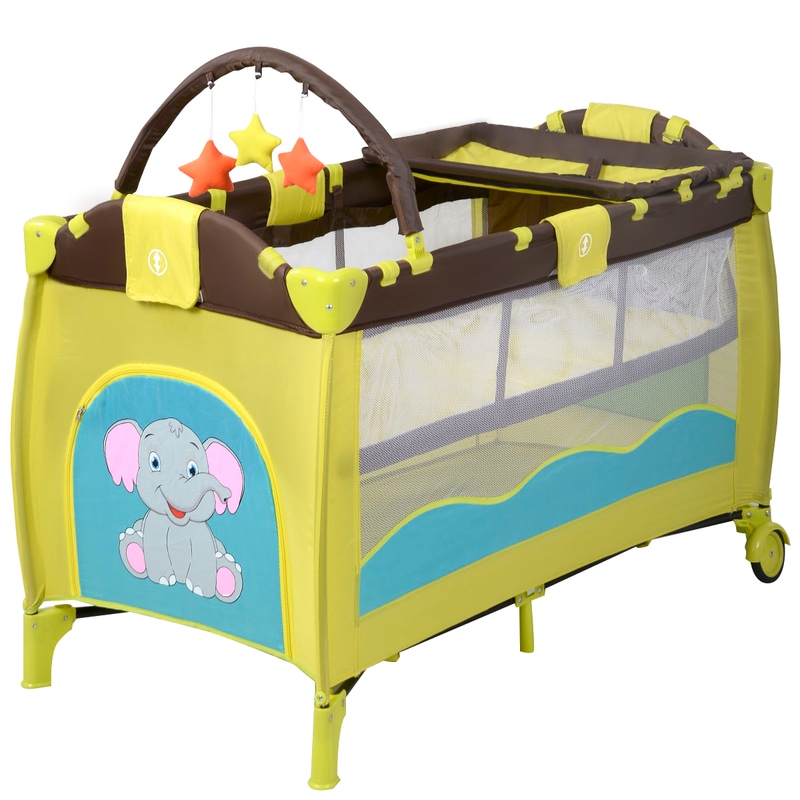 portable cot with change table
