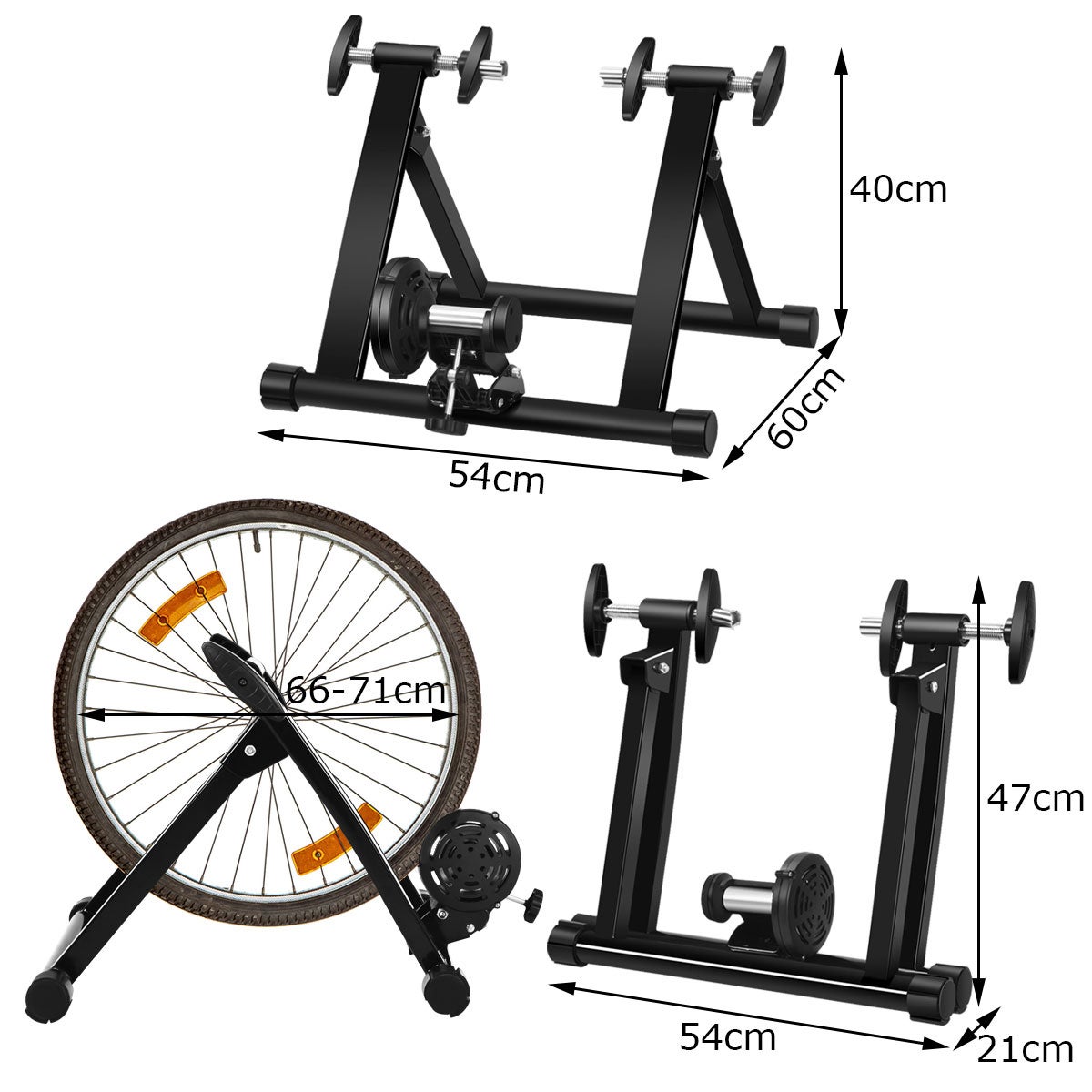 Costway Indoor Bicycle Trainer Stand Portable Exercise ...