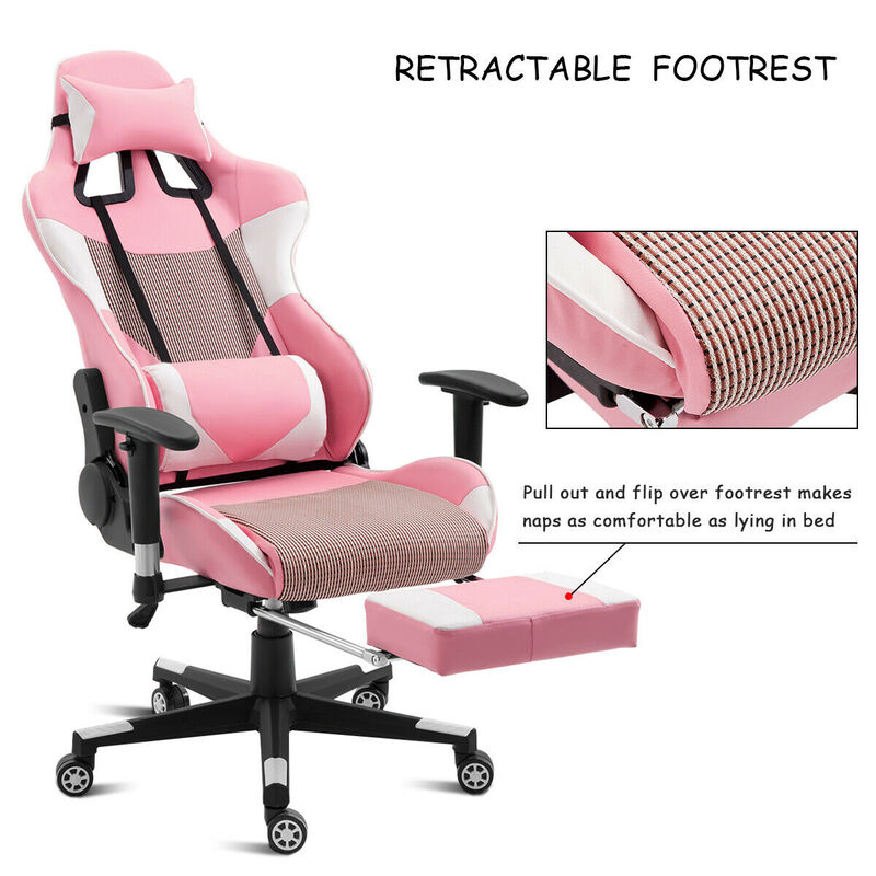 Deluxe Reclining Racing Gaming Chair Office Chair Computer Chair