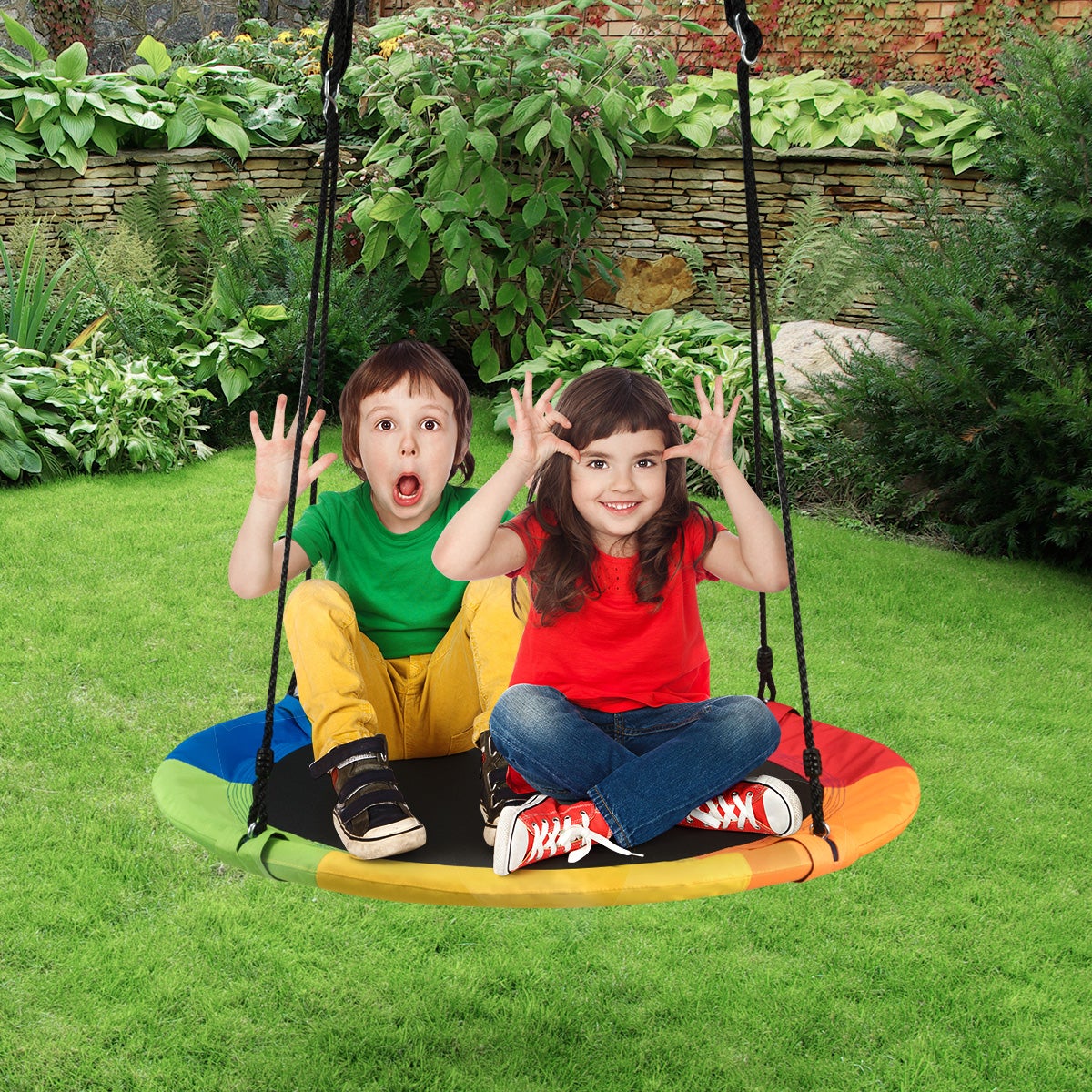 Giant Tree Swing 100cm Outdoor Hammock Chair Kids Children Yard Play Equipment | Buy Hammocks ...