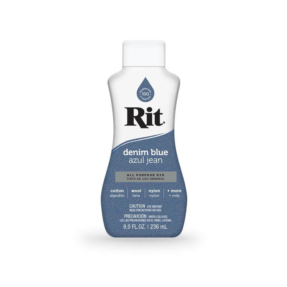 236ml Denim Blue Fabric Dye Rit Clothes All Purpose Liquid Cloth Tie