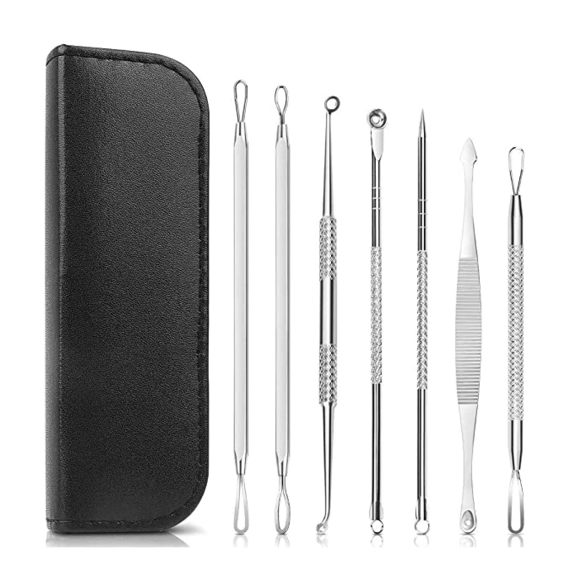Blackhead Remover Pimple Extraction Blemish Suction Removal Tool Kit