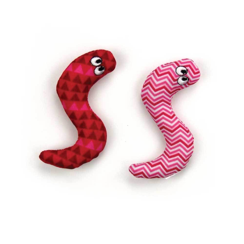Catnip Cat Toy Surf Snake All For Paws Pet Chase 9cm Crinkle Snakes