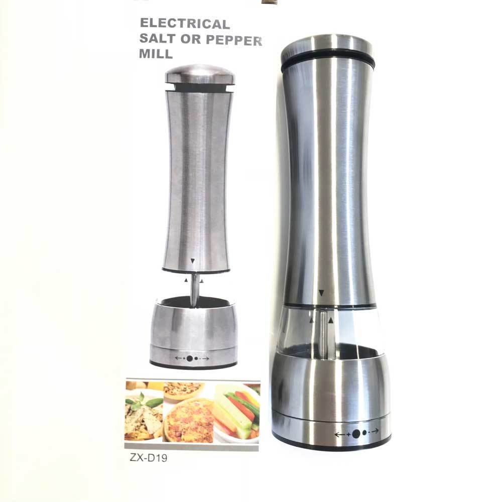 Electric Battery Salt Pepper Grinder Adjustable Shakers