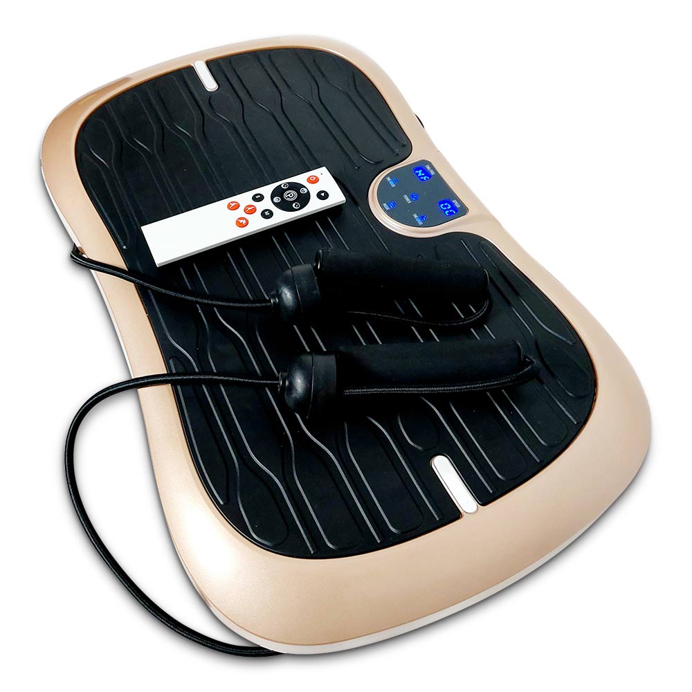 Gold Mini Vibration Machine Platform Plate Whole Body Exercise Workout