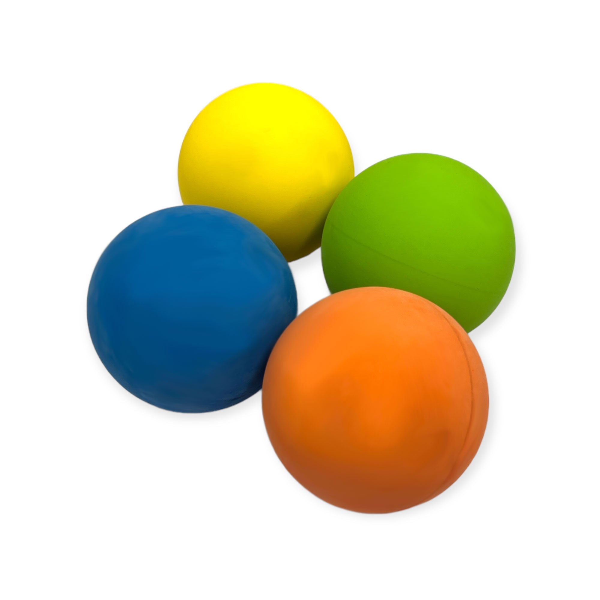 High Bounce Hand Balls 4 Colour Pack - Rubber Bouncing Ball Set ...