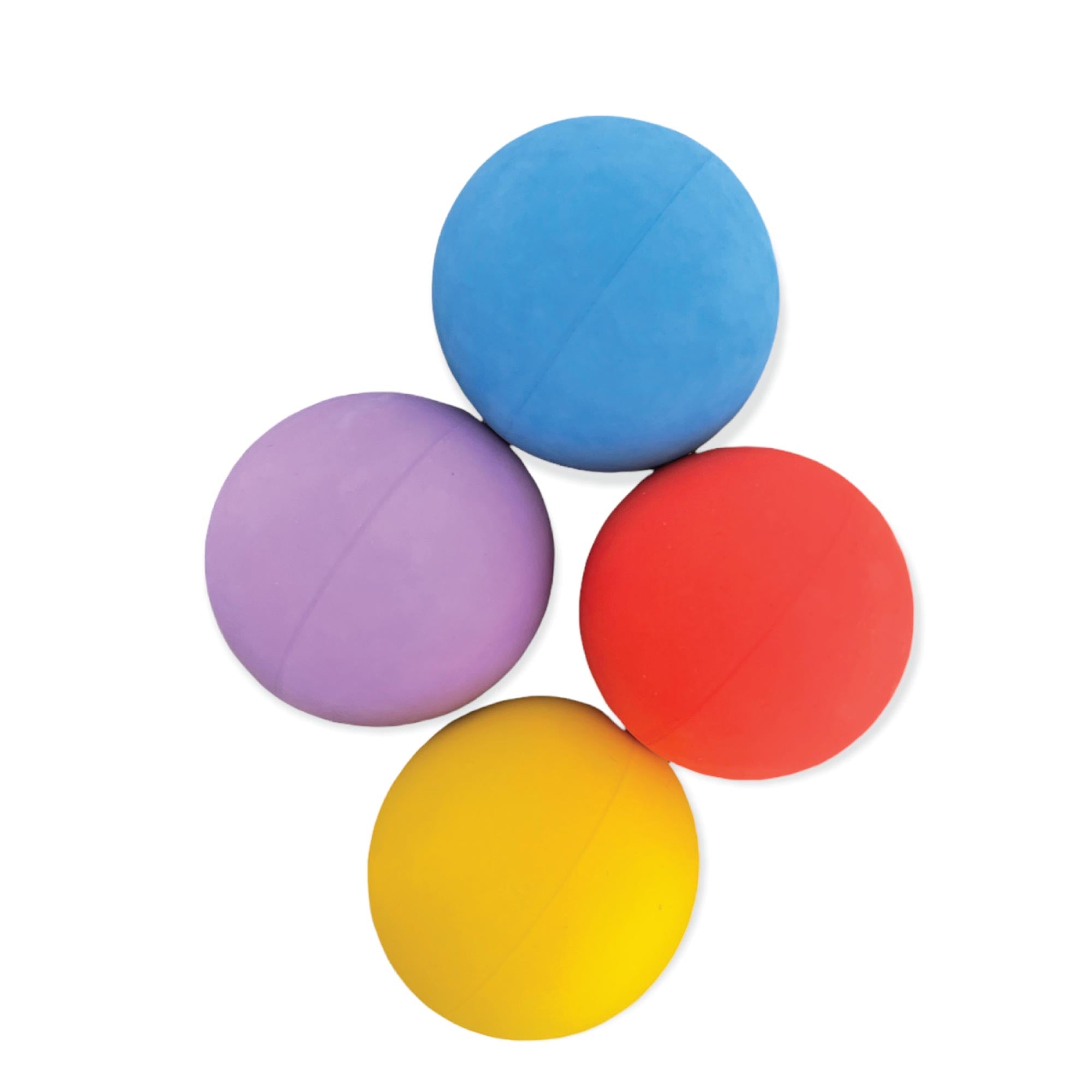 High Bounce Hand Balls 4 Colour Pack Rubber Bouncing Ball Set