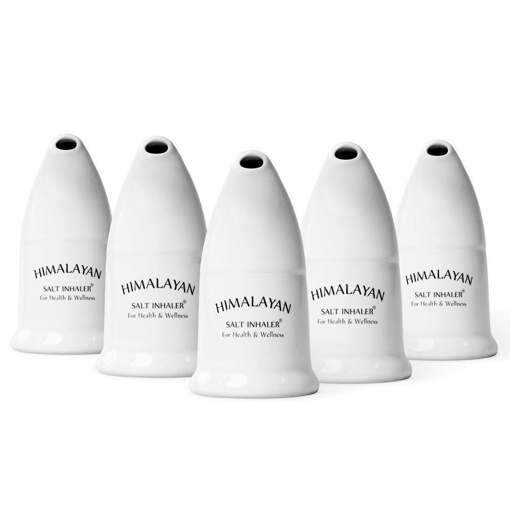 Bulk Himalayan Salt Inhaler Pipes + 125g Pink Rock Coarse Salt Clean