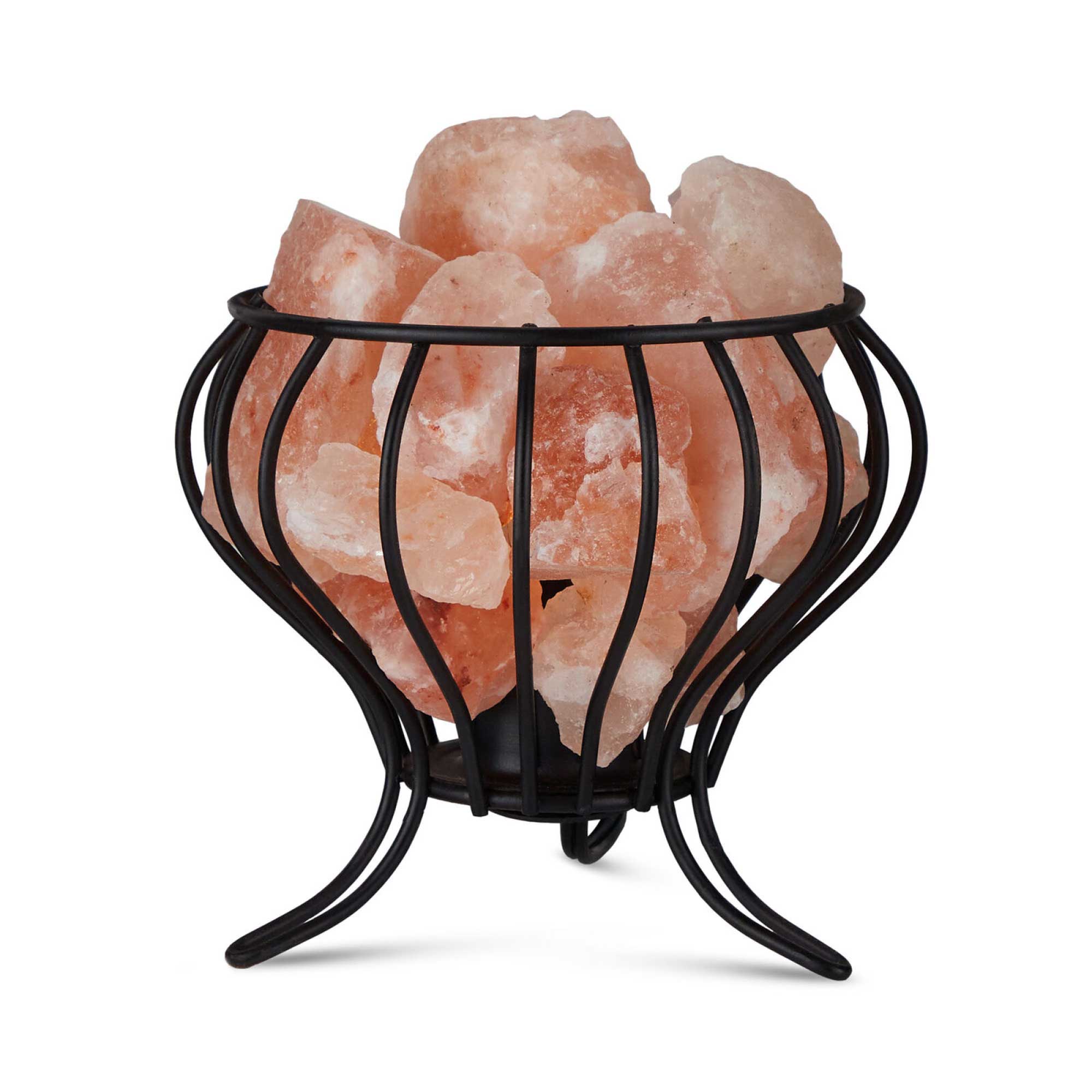 Himalayan Salt Lamp Carved Shape Natural Pink Crystal Rock Light Decor