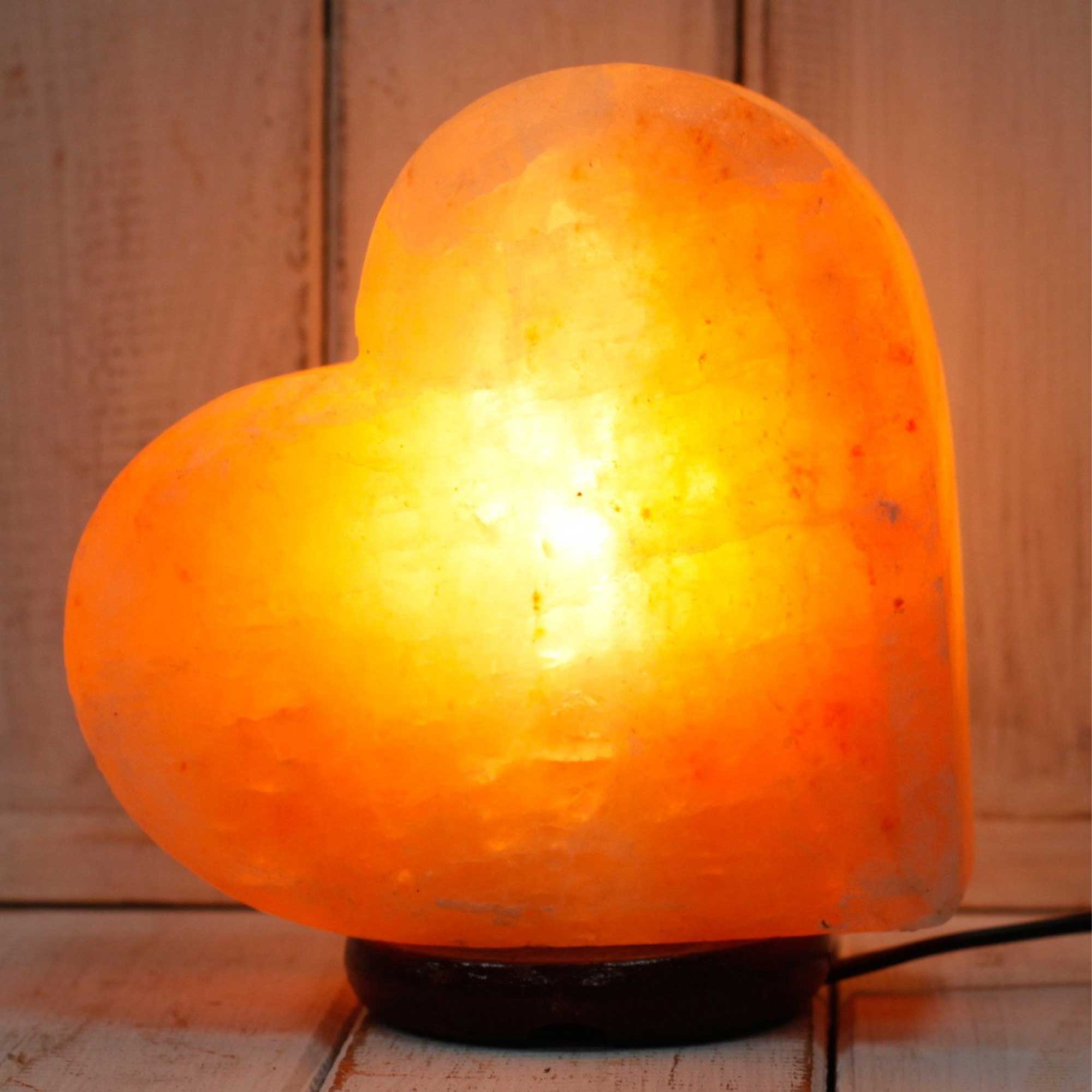 Himalayan Salt Lamp Carved Shape Natural Pink Crystal Rock Light Decor