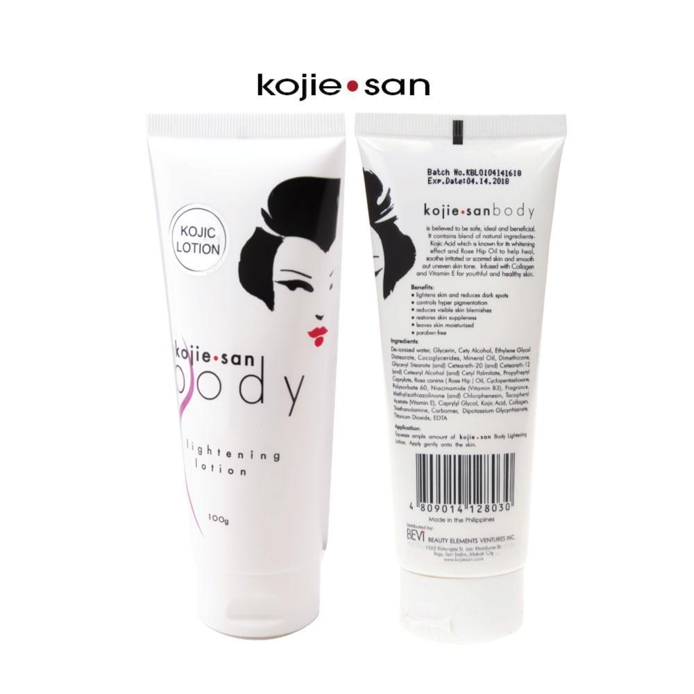 Kojie Body Lightening Lotion 100g Skin Whitening Brightening Collagen