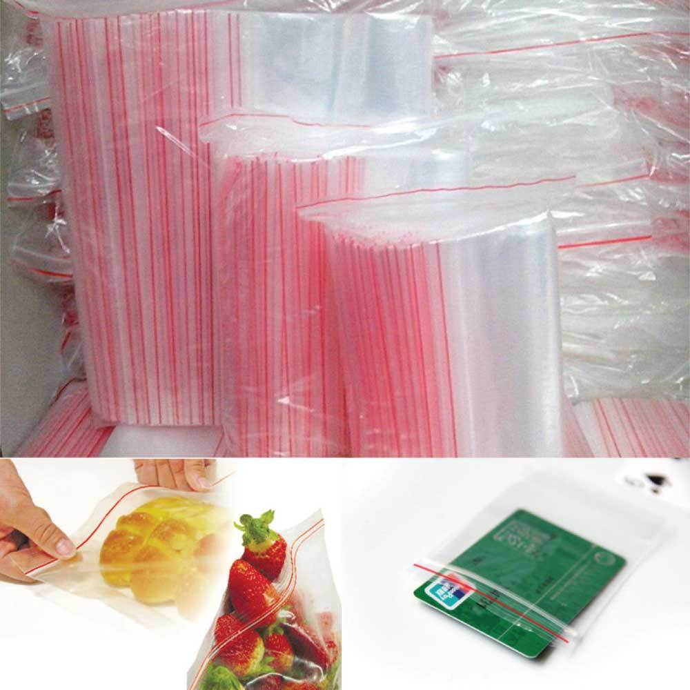 Resealable Food Grade Plastic Bags Ziplock Clear Snap Clip Zip Lock Seal Bag Buy Freezer