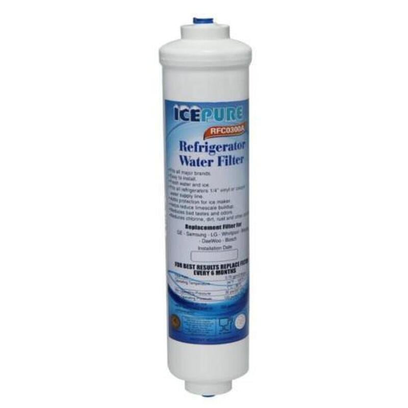 Universal External Fridge Water Filter Cartridge RFC0300A RWF0300A