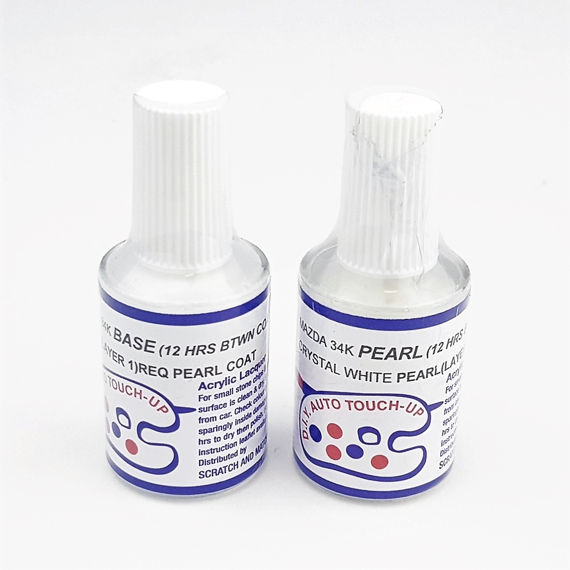 34K Crystal White Pearl Touch Up Paint For Mazda 2 3 6 CX5 CX9 BT50 MX5 RX8 Buy Vehicle