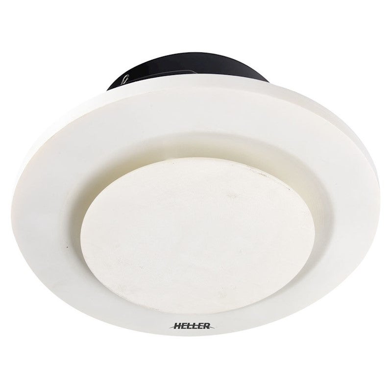 250mm White Ducted Round Exhaust Fan Bathroom Ventilation Shutter Ceiling Heller