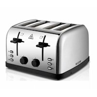 Maxim 4 Slice Automatic Toaster Stainless Steel Extra Wide Slots
