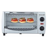 Maxim 1000W 9L Electric Toaster Oven/60 Min Timer/Toast Grill for Home/Caravan