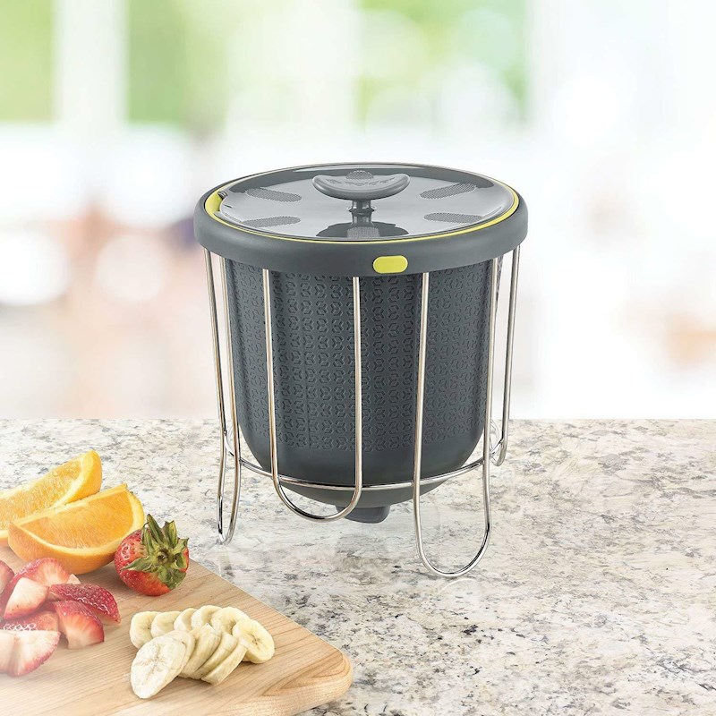 Silicone Compost Bucket Counter Top Kitchen Scraps Garbage Insert
