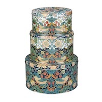 Pimpernel Strawberry Thief Set of 3 Round Tins