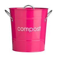 Premier Housewares Compost Bin, Hot Pink