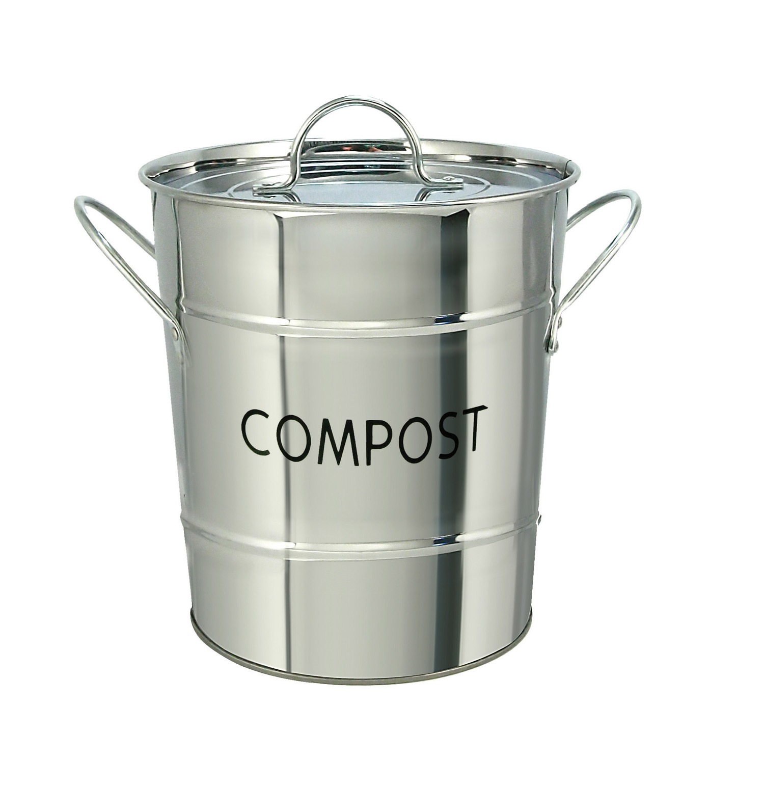 Eddingtons Stainless Steel Compost Pail Buy Food Storage 5060021837721   Eddingtons Stainless Steel Compost Pail 773263 00 