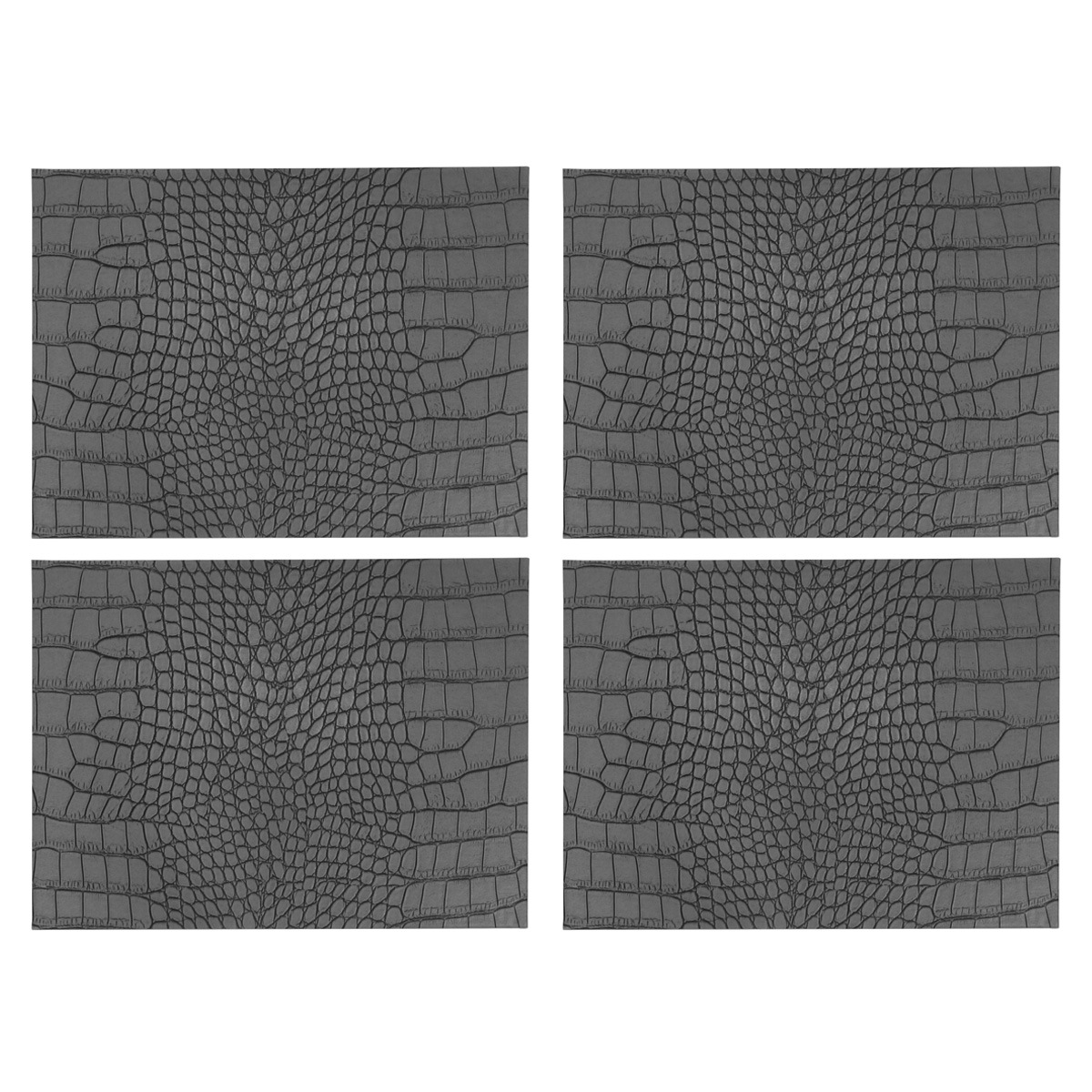 iStye Mock Croc Grey Faux Leather Placemats Buy Place Mats