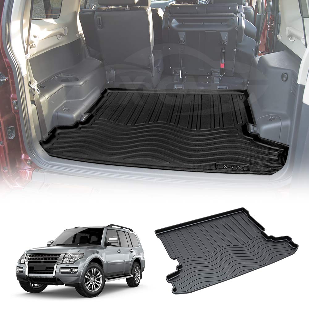 Heavy Duty Cargo Rubber Mat Boot Liner For Mitsubishi Pajero 2006