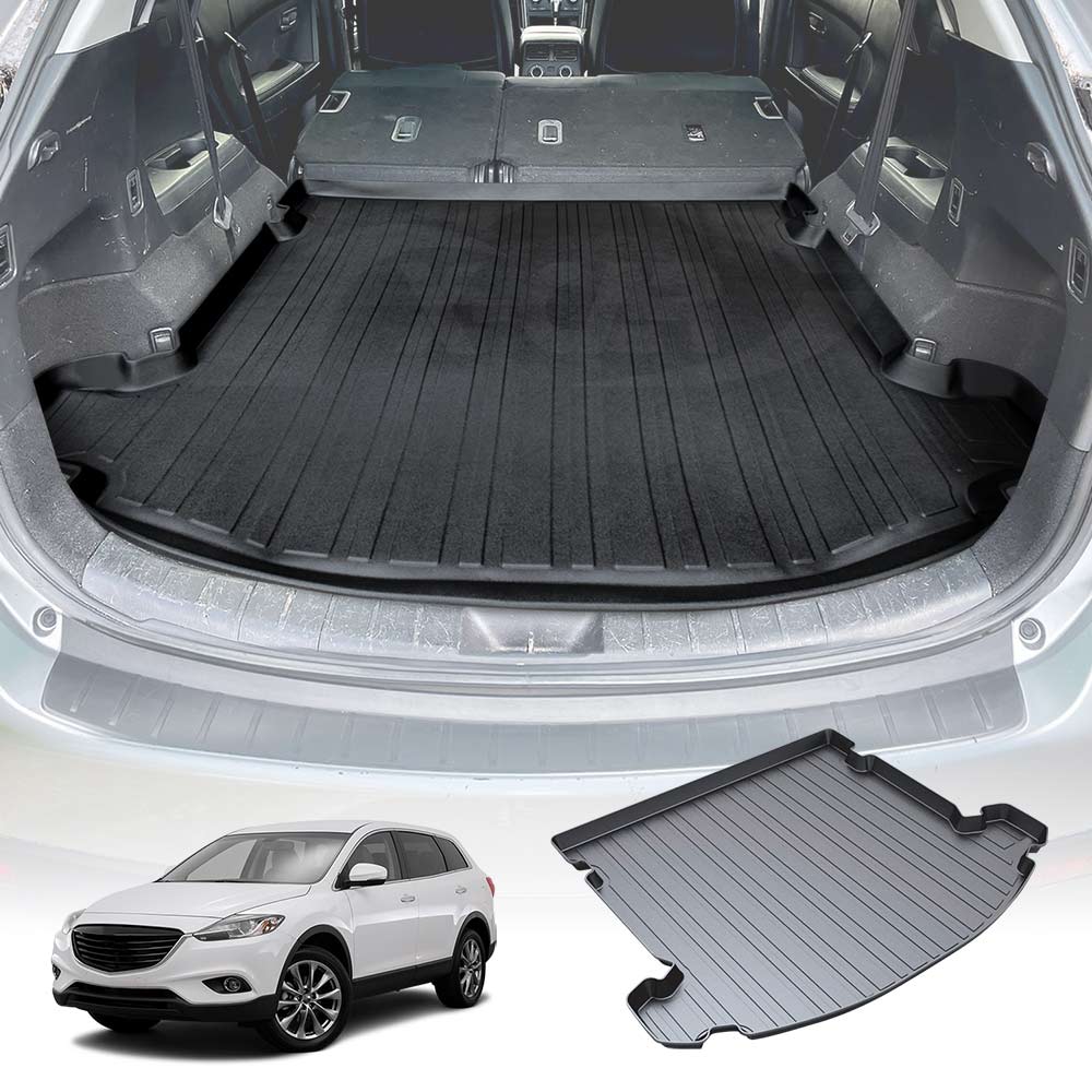 Heavy Duty Cargo Rubber Waterproof Mat Boot Liner For Mazda Cx 9