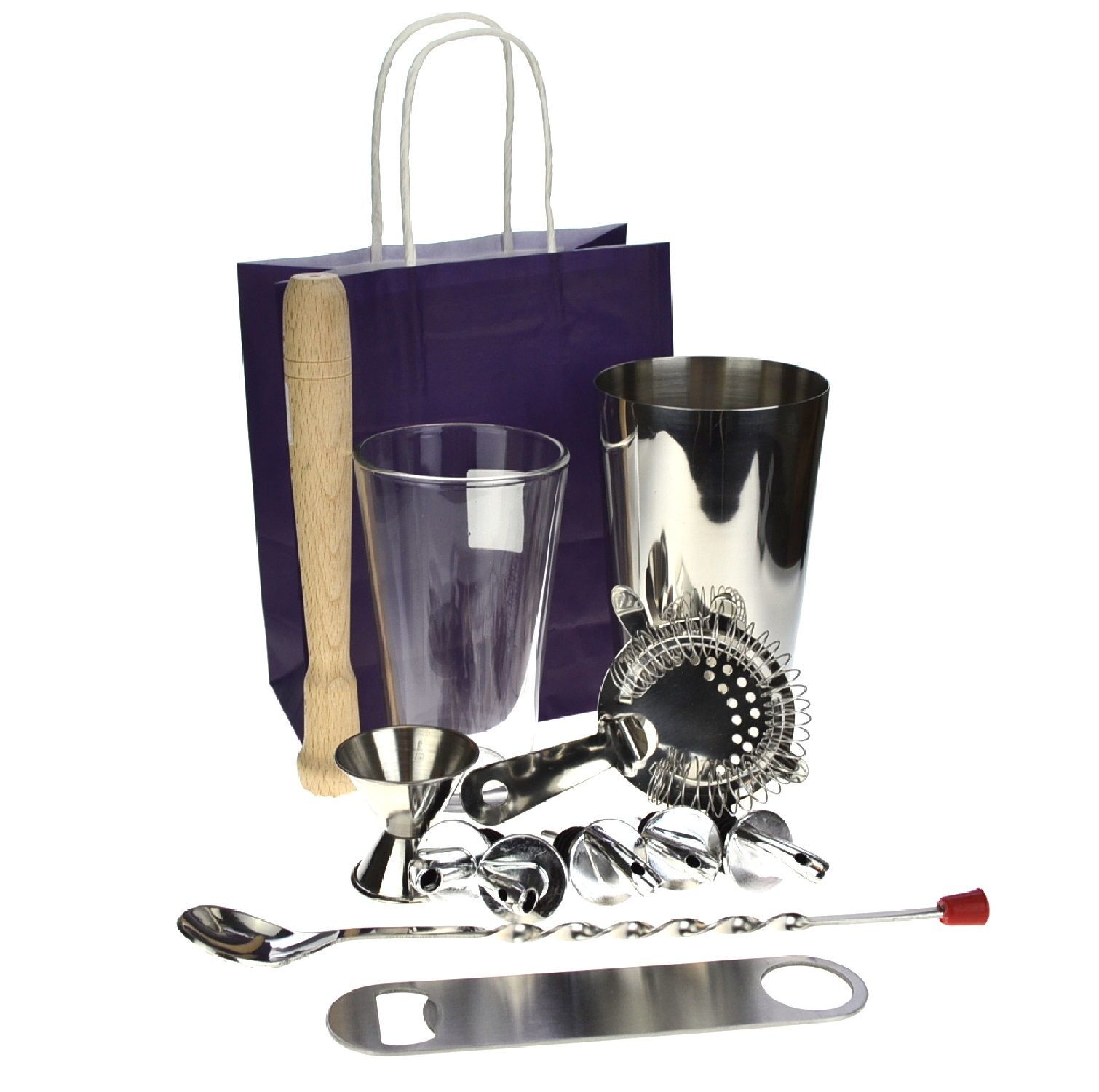 10 PIECE BOSTON SHAKER SET WITH A FREE BAR BLADE CP Buy Cocktail