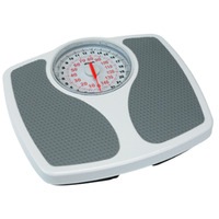 PROPERT SPEEDO MECHANICAL BATHROOM SCALE WHITE + GREY 150kg