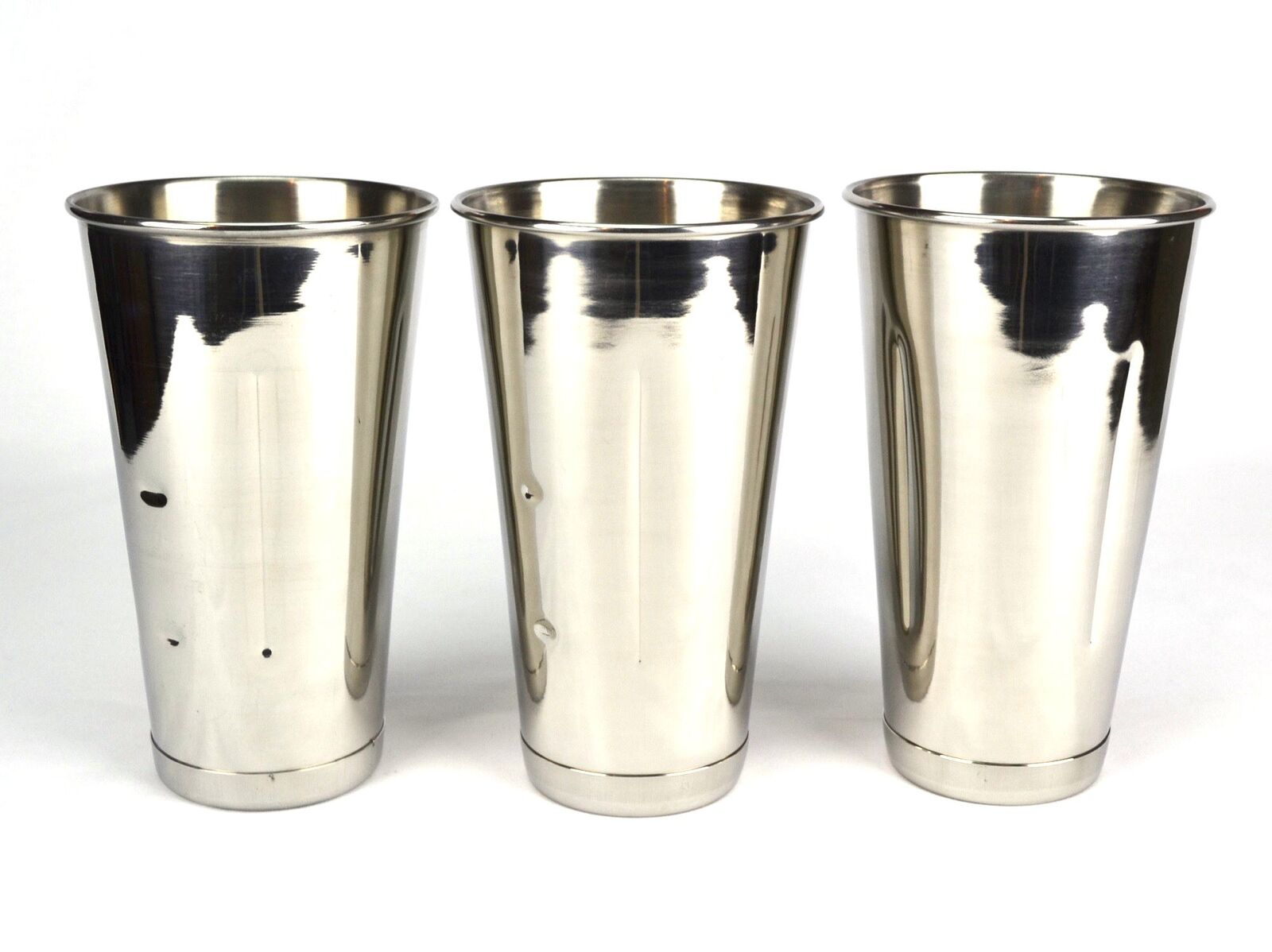 3 STAINLESS STEEL MILKSHAKE CUPS Buy Drinkware 9324846071668