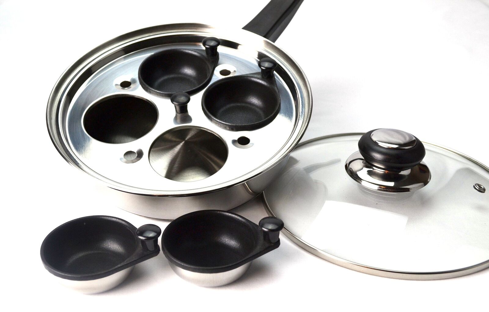 4 CUP STAINLESS STEEL EGG POACHER | Buy Egg Tools - 777032