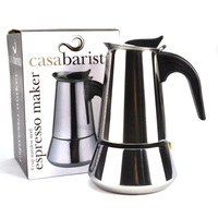 4 CUP STAINLESS STEEL ESPRESSO COFFEE MAKER