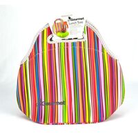 GO GOURMET INSULATED LUNCH BAG - STRIPES